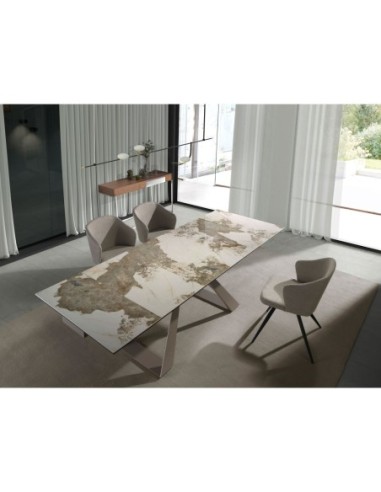 Silla tela gris