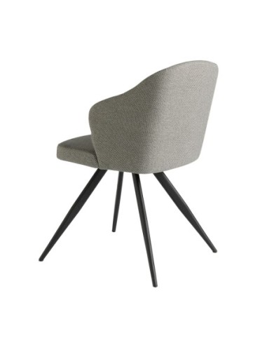 Silla tela gris