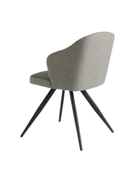 Silla tela gris