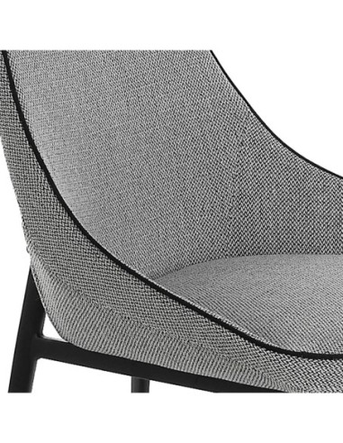 Silla tela gris