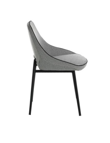 Silla tela gris