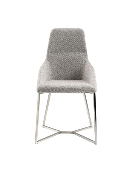 Silla tela gris