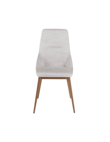 Silla tela gris claro