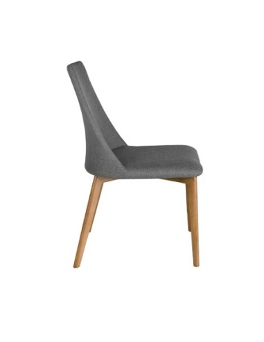 Silla tela gris oscuro