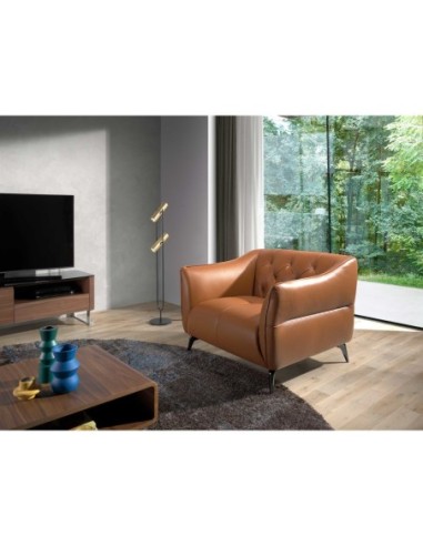 Sillón Chester piel marrón