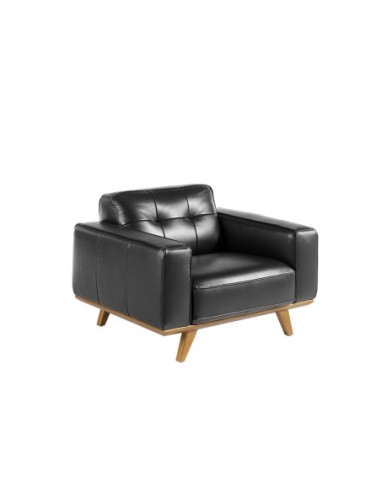 Sillón Chester piel negro
