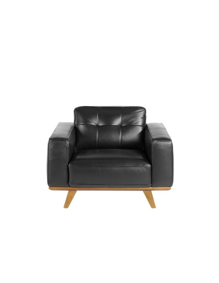 Sillón Chester piel negro