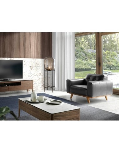 Sillón Chester piel negro