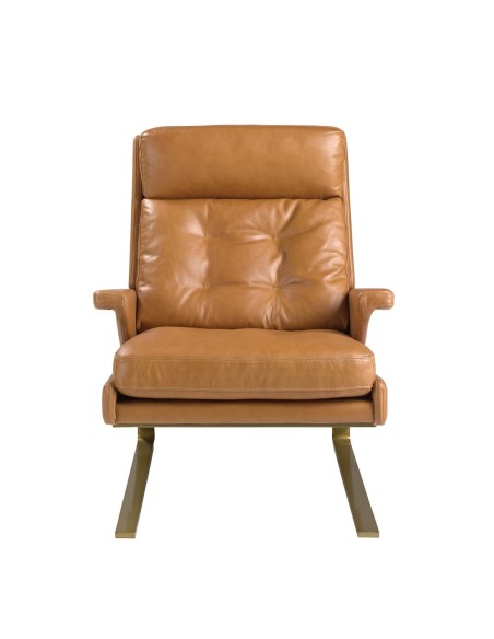 Sillón piel camel