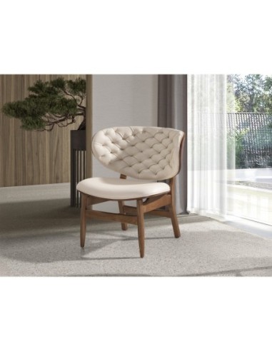 Sillón polipiel arena