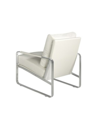 Sillón polipiel blanco