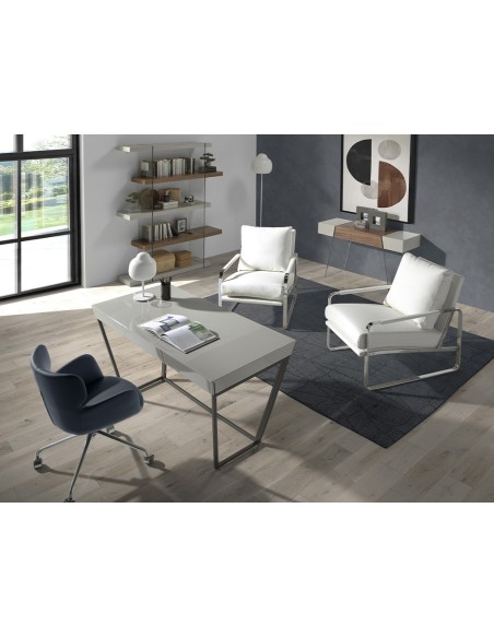 Sillón polipiel blanco