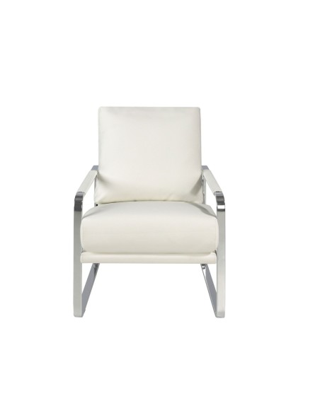 Sillón polipiel blanco