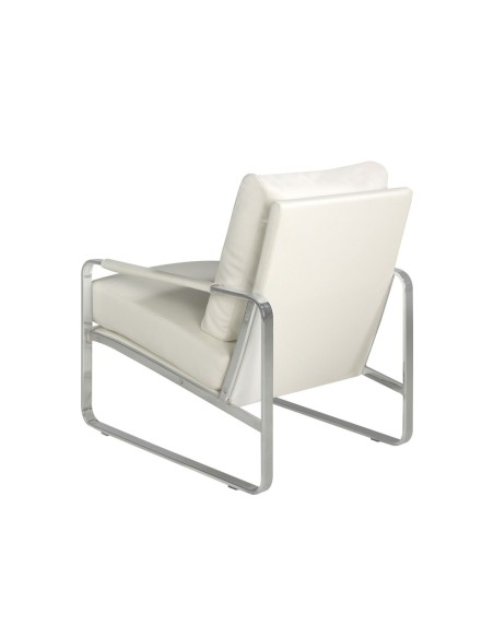 Sillón polipiel blanco