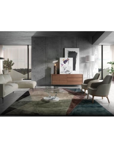 Sillón polipiel gris taupe