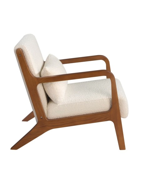 Sillón tela blanco