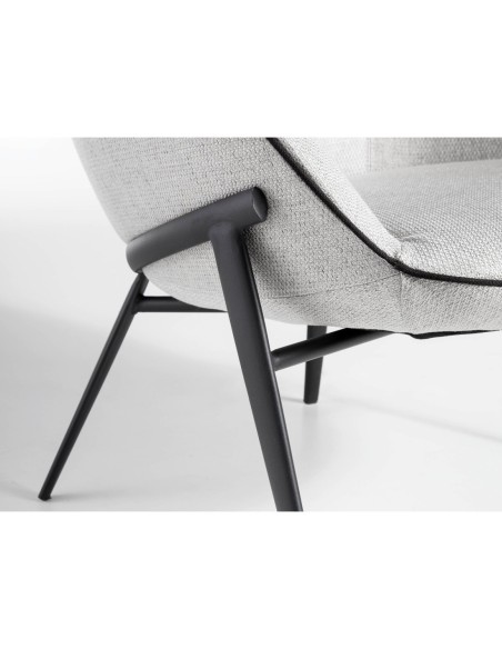 Sillón tela gris