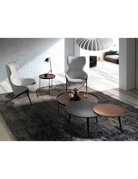 Sillón tela gris