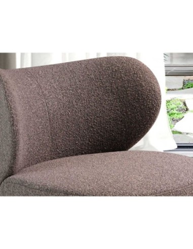 Sillón tela marrón